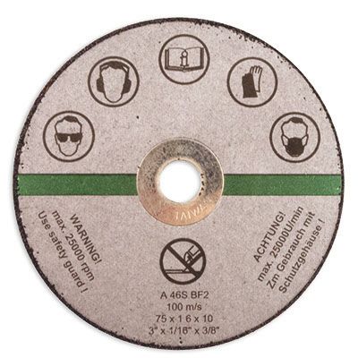 CUTTING WHEEL 75X1.6X10 (SET OF 5)