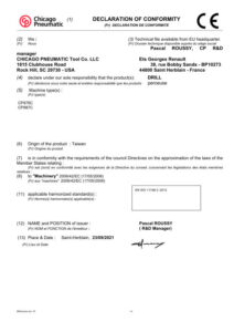 Prima pagină: Declarație de conformitate CE CP879C