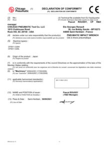 Prima pagină: Declarație de conformitate CE CP0611-D28L