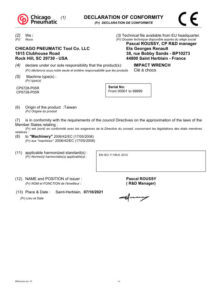 Prima pagină: Declarație de conformitate CE CP6728-P05R
