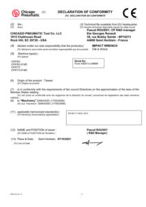 Prima pagină: Declarație de conformitate CE CP6763-D18D