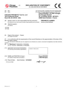 Prima pagină: Declarație de conformitate CE CP7165K
