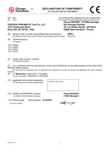 Prima pagină: Declarație de conformitate CE CP1114R05