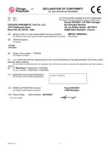 Prima pagină: Declarație de conformitate CE CP7783-6