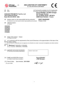 Prima pagină: Declarație de conformitate CE CP4210AL