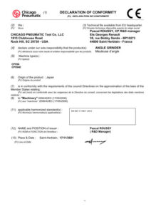 Prima pagină: Declarație de conformitate CE CP854E