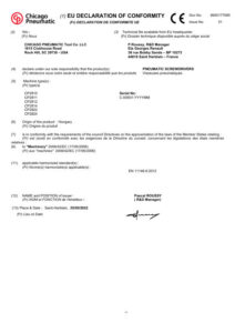 Prima pagină: Declarație de conformitate CE CP2812