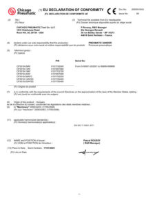 Prima pagină: Declarație de conformitate CE CP3019-12AF