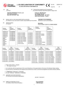 Prima pagină: Declarație de conformitate CE CP3019-18