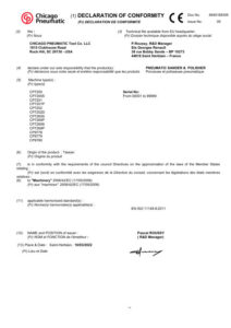 Prima pagină: Declarație de conformitate CE CP7202D