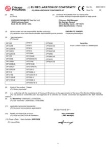 Prima pagină: Declarație de conformitate CE CP7215