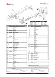 Prima pagină: Vedere explodată și lista de piese CP6930-D35