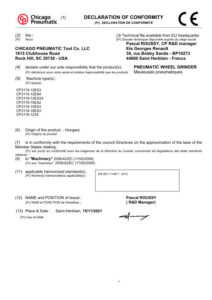 Prima pagină: Declarație de conformitate CE CP3119-12ES4
