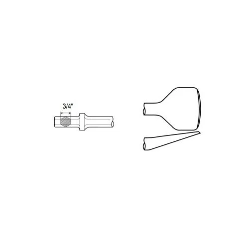 SCRAPER SHANK HEX 3/4" — Chicago Pneumatic 6158040970