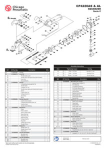 Prima pagină: Vedere explodată și lista de piese CP4220AL
