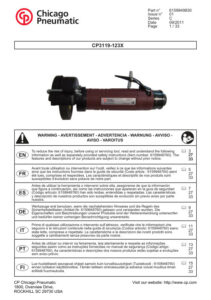 Prima pagină: Manual de utilizare CP3119-123X