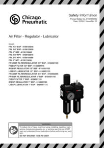 Prima pagină: Instrucțiuni de siguranță Regulator R12BSP, 1/2" BSP