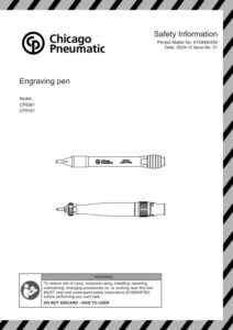 Prima pagină: Instrucțiuni de siguranță CP9161