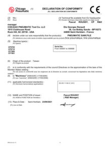 Prima pagină: Declarație de conformitate CE CP7901K