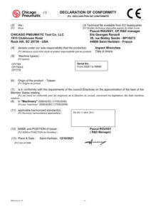 Prima pagină: Declarație de conformitate CE CP7769