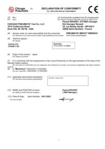 Prima pagină: Declarație de conformitate CE CP6240-T120