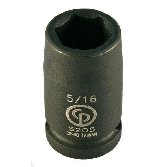 S205 1/4" DR. STD IMPACT SOCKET 5/16" — Chicago Pneumatic 8940163666