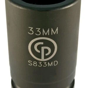 S833MD 1" DR. DEEP IMPACT SOCKET 33MM — Chicago Pneumatic 8940164415