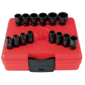 SS2114 1/4"DR 14PCS MET IMP SET — Chicago Pneumatic 8940164436