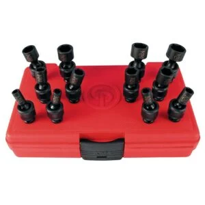 SS2112U 1/4"DR 12PCS MET UNIV IMP SET — Chicago Pneumatic 8940164438