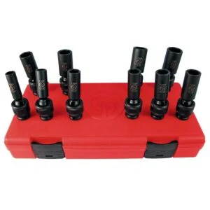 SS3110DU 3/8"DR 10PC MET DP UNIV IMP SET — Chicago Pneumatic 8940164449