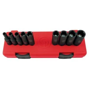 SS309DG 3/8"DR 9PC SAE DP MAGN IMP SET — Chicago Pneumatic 8940164457