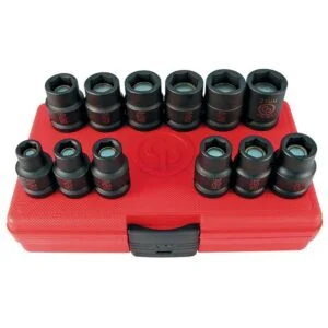 SS4112G 1/2"DR 12PCS MET MAGN IMP SET — Chicago Pneumatic 8940164462