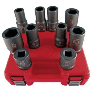 SS8210HDW 1" 10 PC HVY DUTY WHEEL SERV — Chicago Pneumatic 8940166939