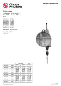 Prima pagină: Manual de utilizare Balansier CP9971, 90,0–105,0 kg (198,4–231,5 lb)
