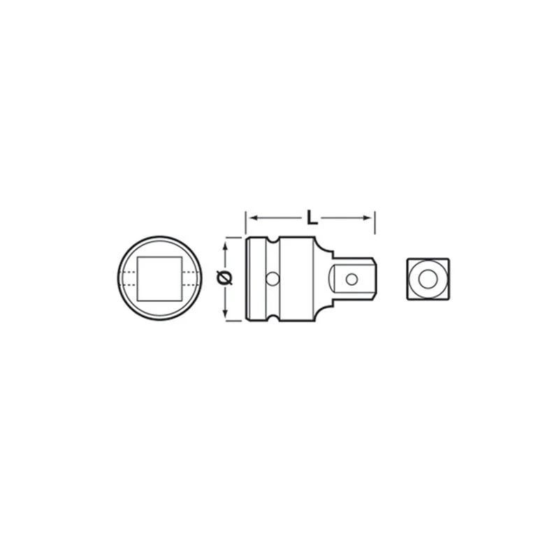 J10U 1-1/2" DR UNIVERSL JOINT W/PIN HOLE — Chicago Pneumatic 8940169365