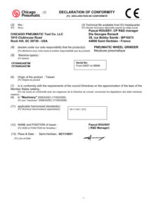 Prima pagină: Declarație de conformitate CE CP3040GASTIM