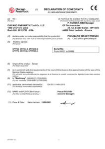 Prima pagină: Declarație de conformitate CE CP7773D