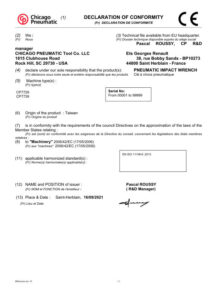 Prima pagină: Declarație de conformitate CE CP7739