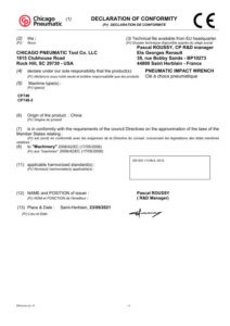 Prima pagină: Declarație de conformitate CE CP749