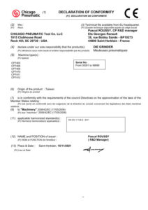 Prima pagină: Declarație de conformitate CE CP7406