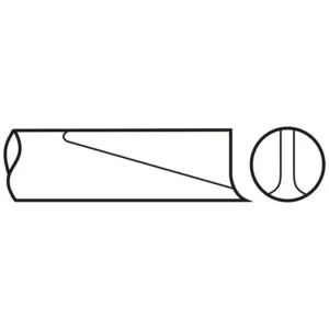 CHISEL 12,6MM RND SHANK 178MM A047052 — Chicago Pneumatic A050281