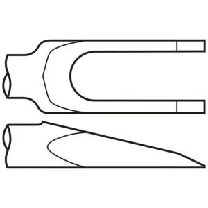 CHISEL 12,6MM RND SHANK 178X44MM A047061 — Chicago Pneumatic A118949