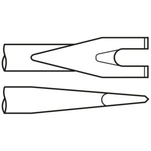 CHISEL 10,2MM RND SHANK 250X19MM A046044 — Chicago Pneumatic A131385