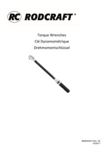 Prima pagină: Manual de utilizare Cheie dinamometrică 3/4″ Rodcraft DMS400