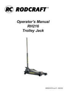 Prima pagină: Manual de utilizare Cric crocodil 2,5 t Rodcraft RH216